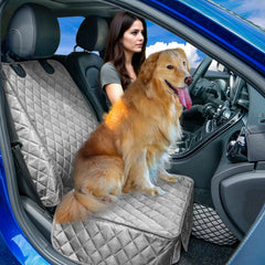 PETICON cubre-asiento delantero con bolsillo grande para accesorios de mascota