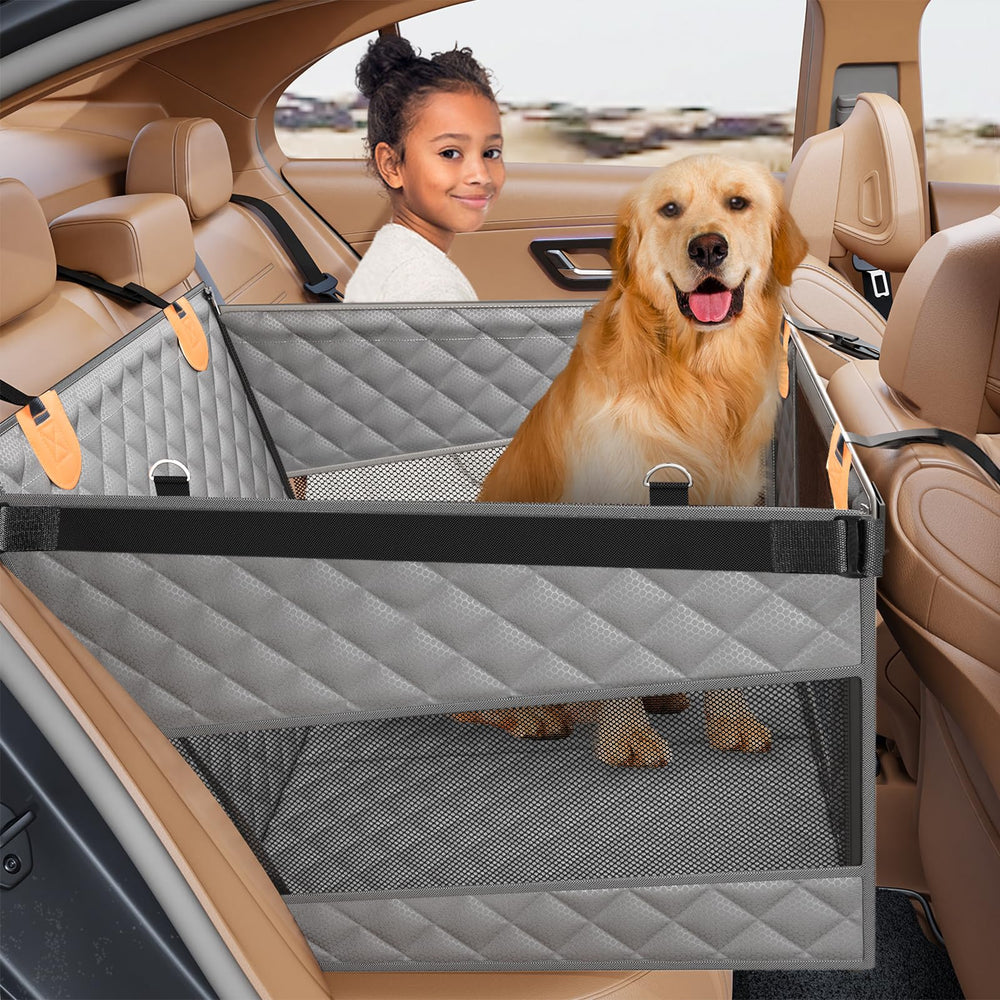 PETICON extensor de asiento trasero grande, más espacio para perros durante el viaje.