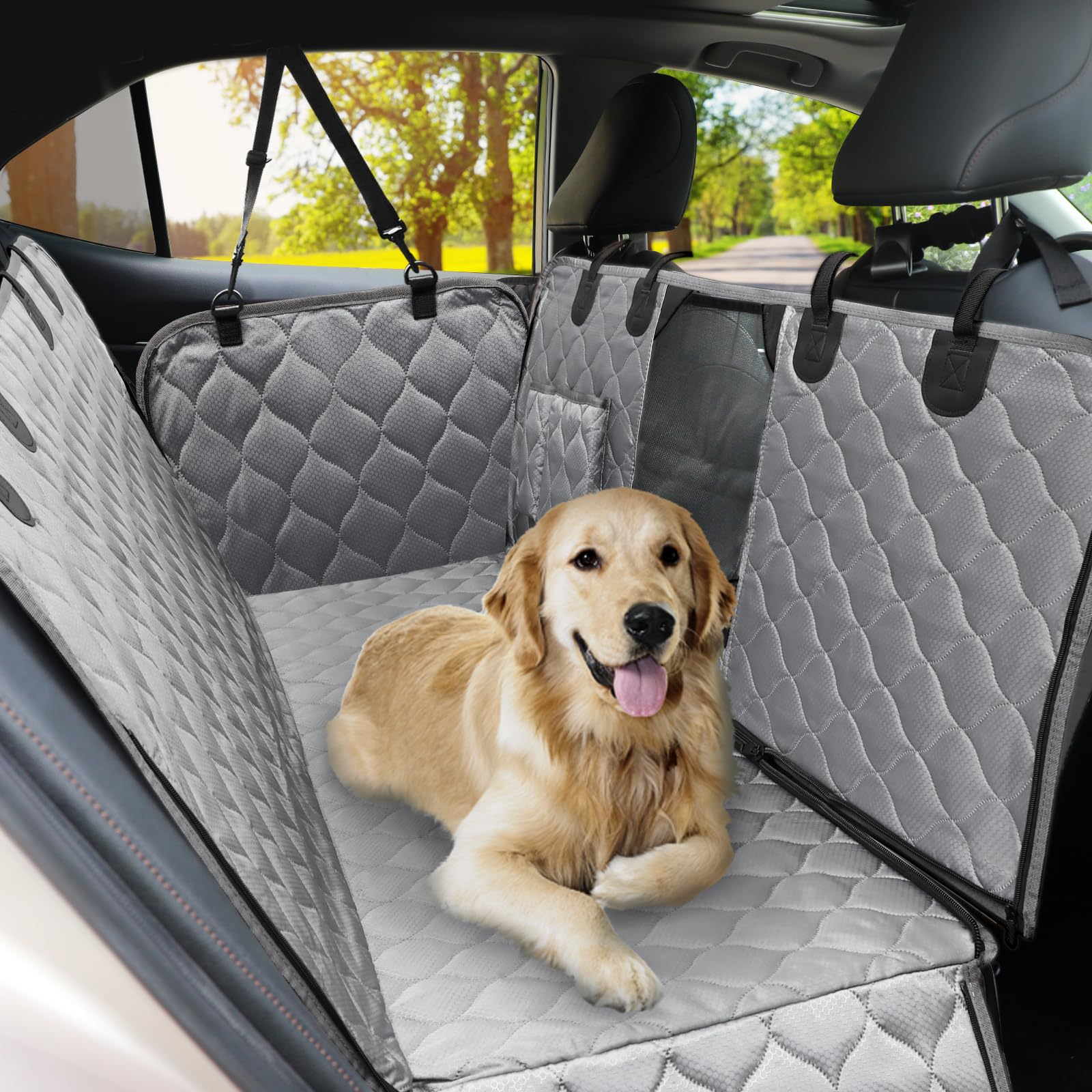 PETICON funda asiento perro coche-compatibilidad-vehiculos: sirve para autos, camionetas y todoterrenos