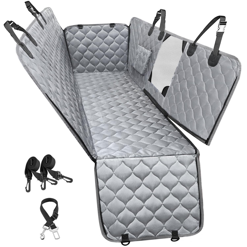 PETICON funda asiento perro coche-malla-ventana: mejor circulación y confort para tu mascota