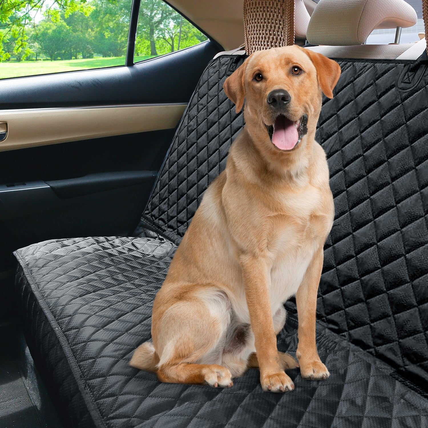 PETICON funda protege pelo y suciedad del asiento trasero.