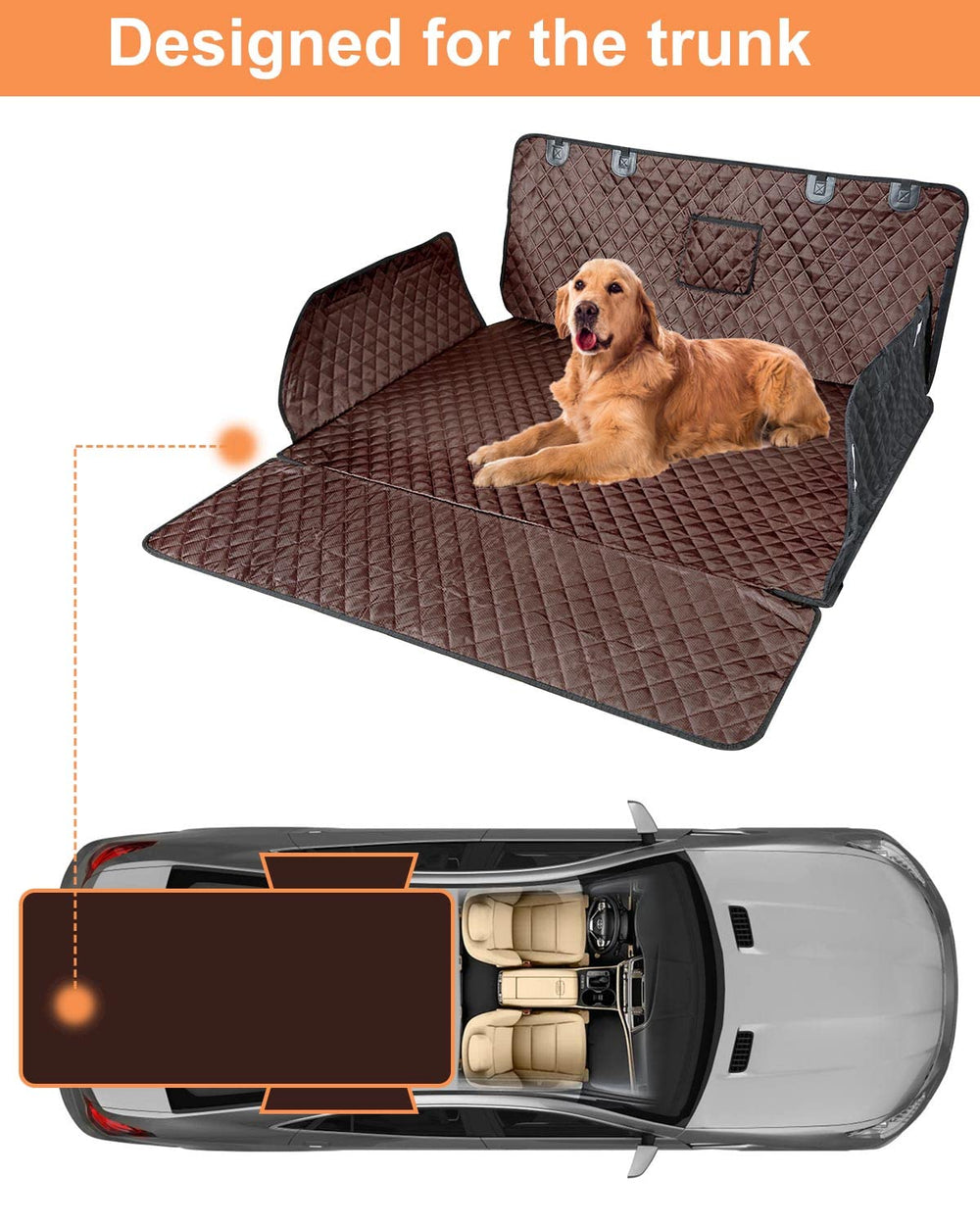 PETICON forro impermeable 600D mantiene limpio el interior del coche