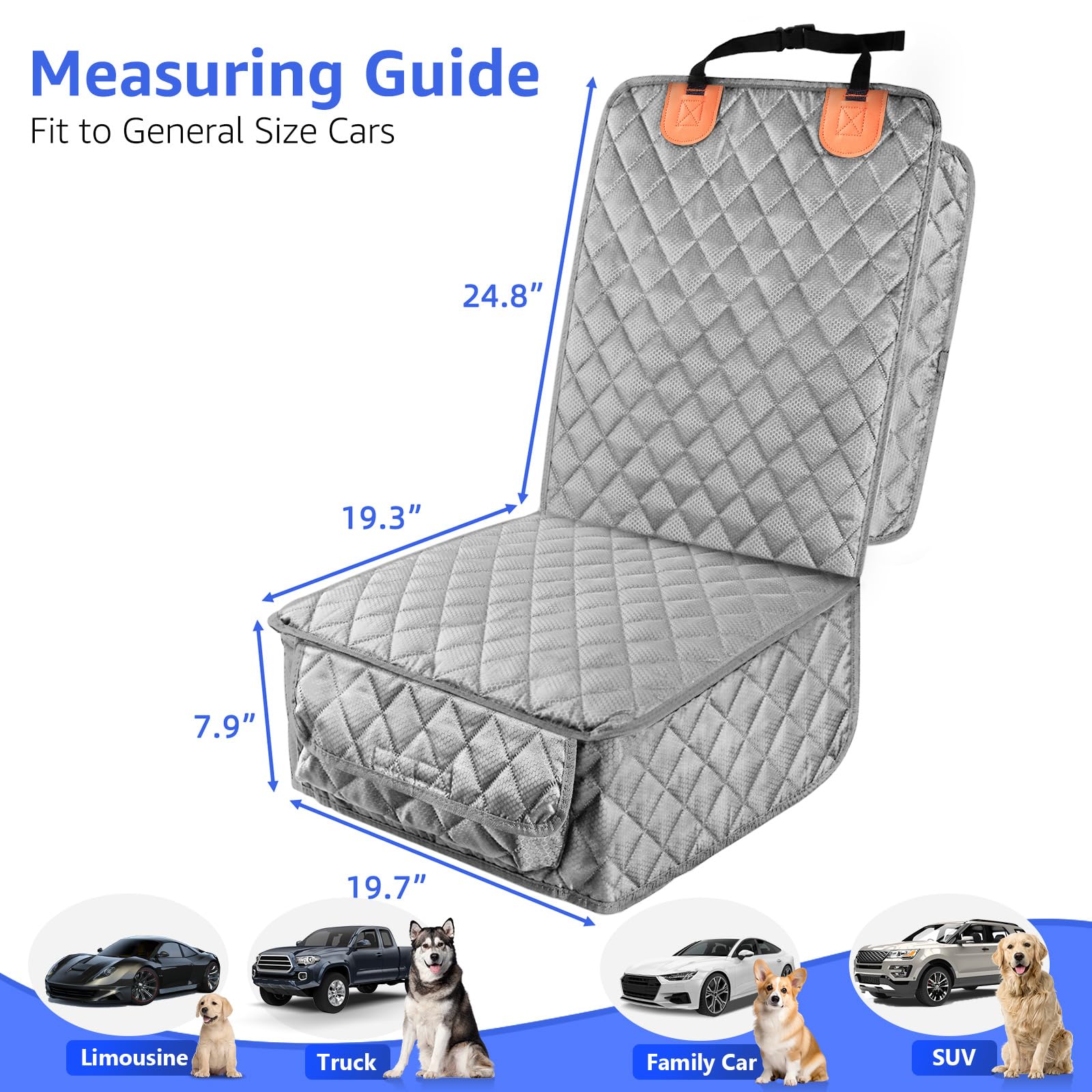PETICON Instalación rápida con broches y ancla de asiento para facilitar uso.