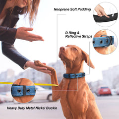 PetiFine collar para perro grande acolchado neopreno para mayor confort durante paseos.