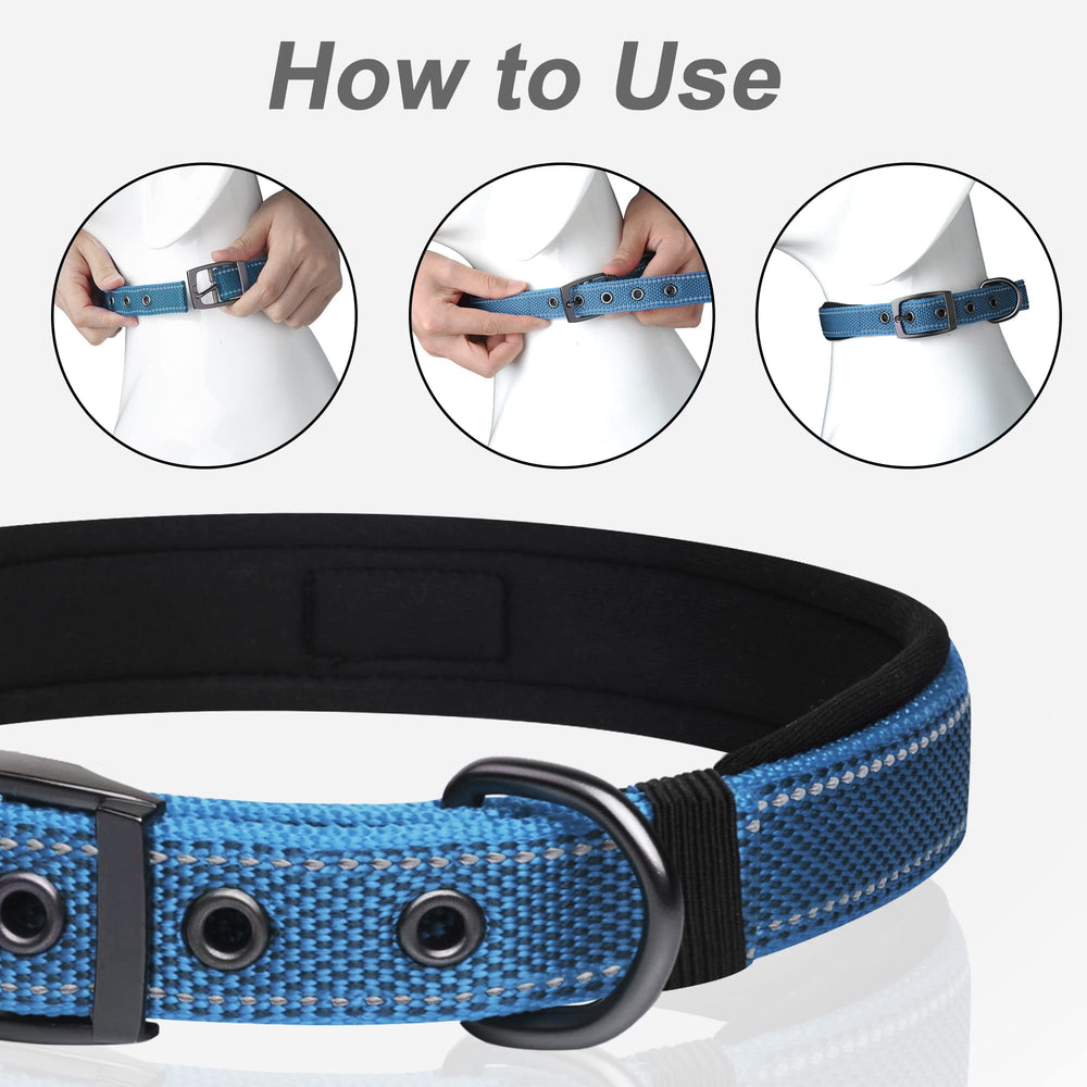 PetiFine collar XL 27 pulgadas: tamaño ajustable para cuellos grandes.
