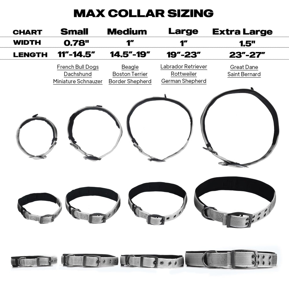 PetiFine collar de tamaño ajustable para razas pequeñas.