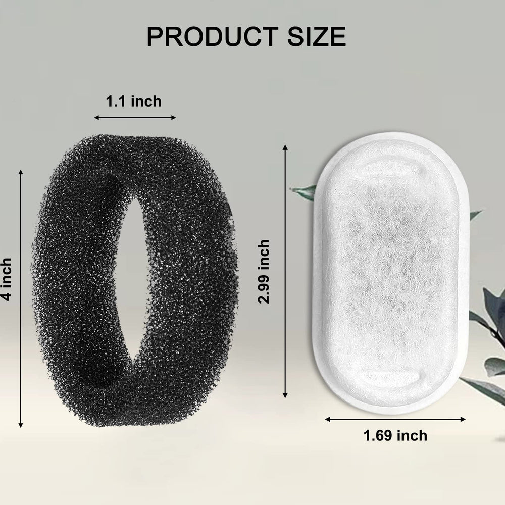 Esponjas filtrantes Petilog listas para la fuente de gatos