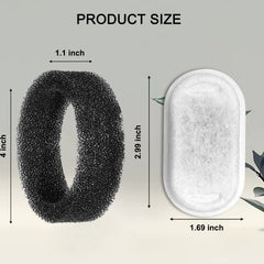 Esponjas filtrantes Petilog listas para la fuente de gatos