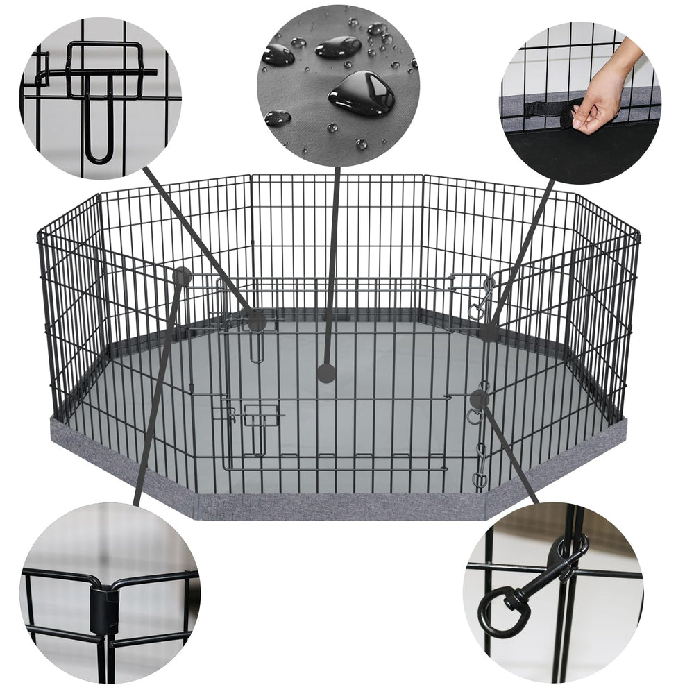 PETIME corral-plegable-uso-interior-exterior: diseño versátil para delimitar áreas de juego.