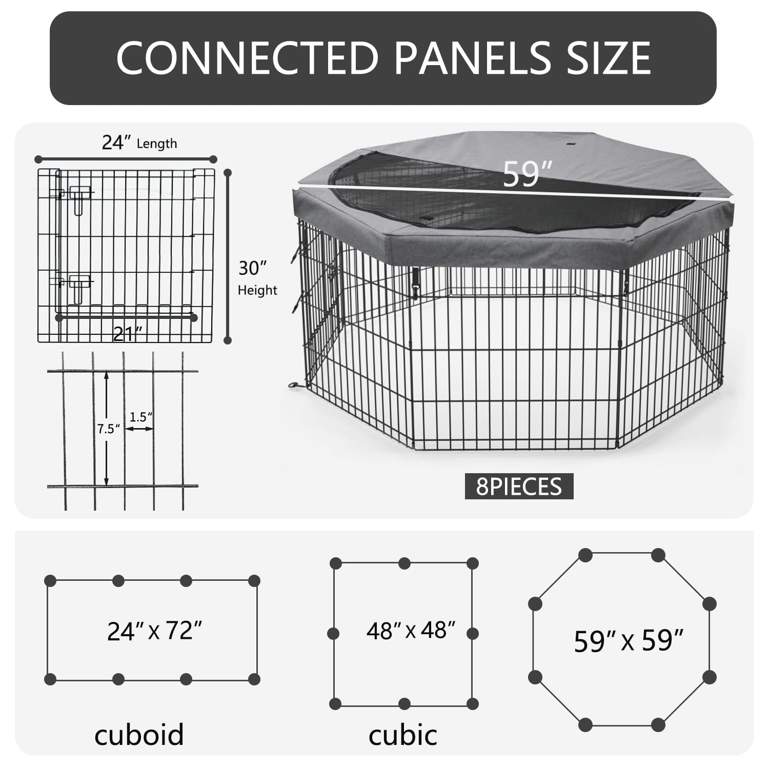 PETIME cubierta superior: protección solar para paseos y descanso.