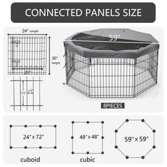 PETIME cubierta superior: protección solar para paseos y descanso.