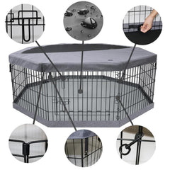 PETIME paneles de 24 pulgadas para perros, plegables para uso interior o exterior.