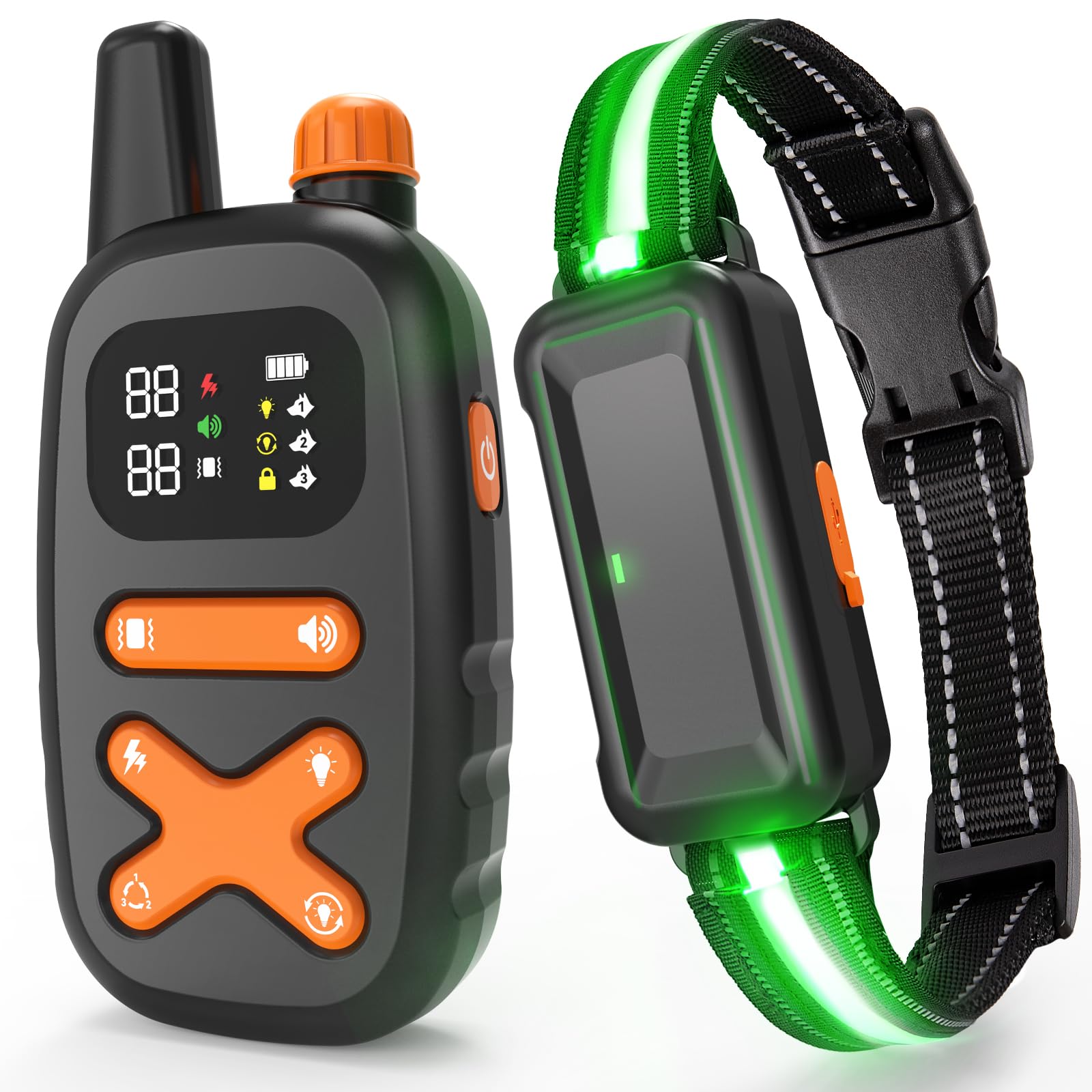 PETINBOX collar-entrenamiento con mando remoto para entrenamientos a distancia y control seguro.