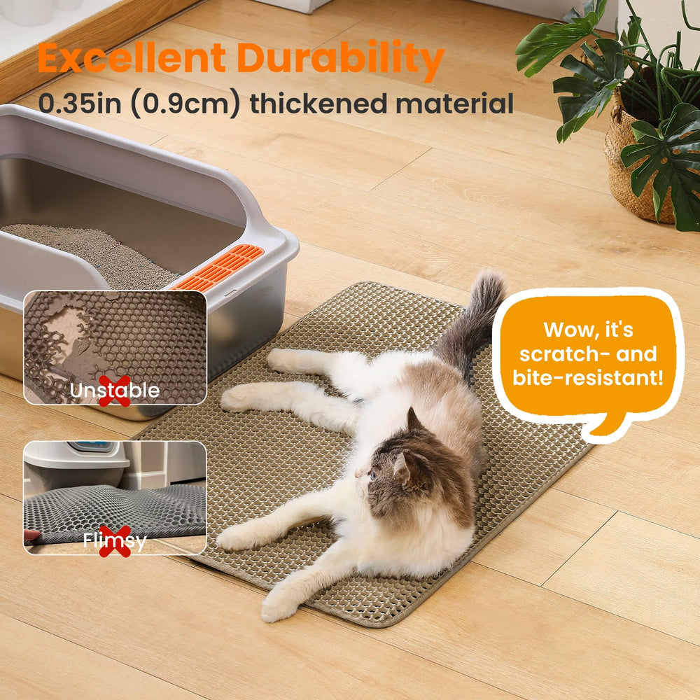 Material EVA duradero Petinstinct ofrece suavidad y durabilidad para uso diario.