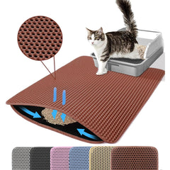 Petinstinct alfombrilla para arena de gato XXL captura granos y mantiene el suelo limpio.