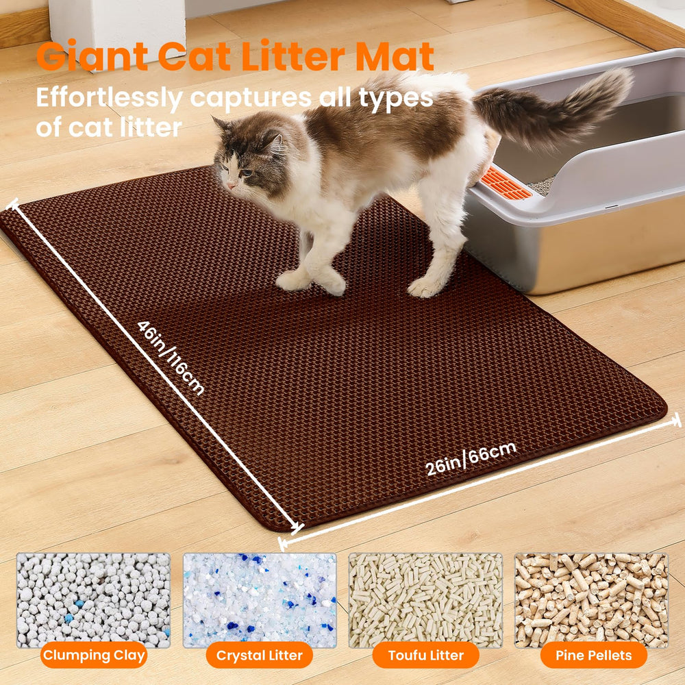Petinstinct paneles honeycomb superior atrapan arena para un piso más limpio.