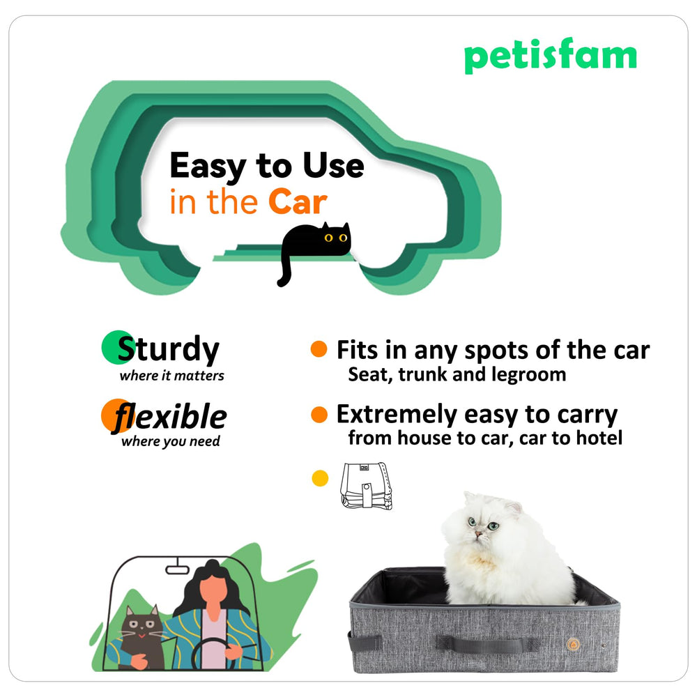 Petisfam bolsa-viaje para treats y juguetes de gatos: uso doble.
