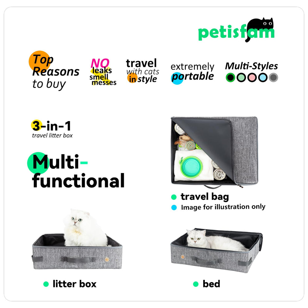 Petisfam doble-uso-bolsa para treats y juguetes: practicidad.