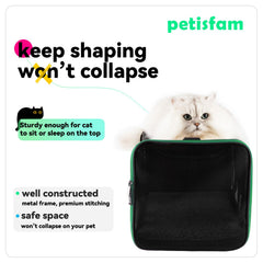 Petisfam transportín, tela rip-stop de doble grosor para mayor durabilidad