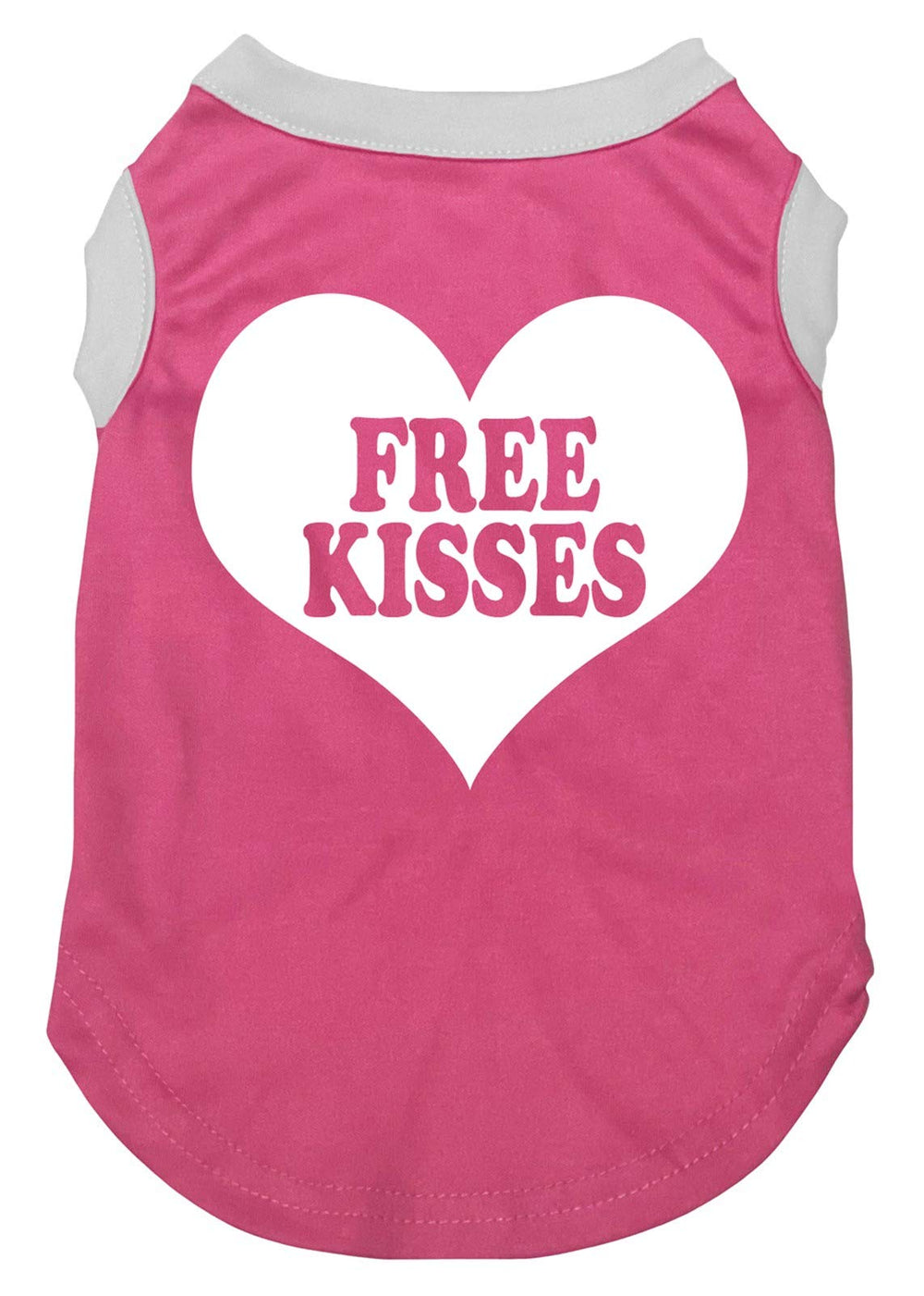 Camiseta Petitebella para perro con corazón rosa, comodidad diaria para paseos