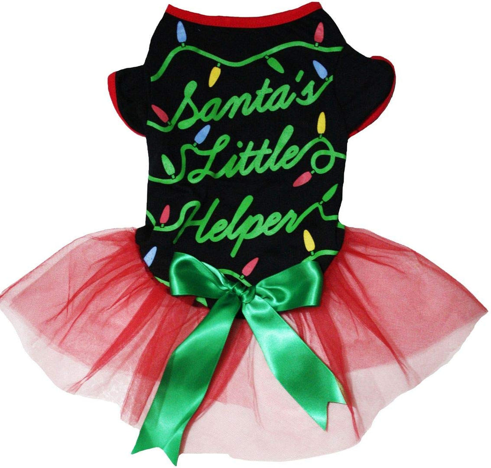 Disfraz navideño Petitebella para perrito XL, ideal para sesiones festivas y paseos elegantes.