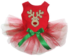 Petitebella disfraz Reno Perro, cómodo para fiestas navideñas y fotos