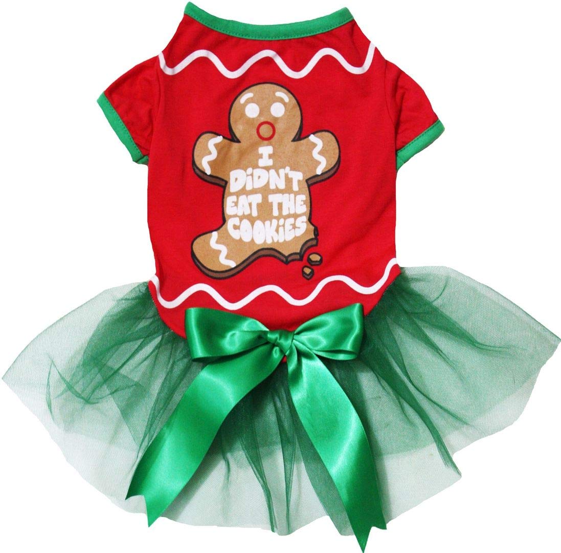 Petitebella vestido navideño para perro, hombre-jengibre, talla XL, cómodo y festivo