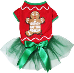 Petitebella vestido navideño para perro, hombre-jengibre, talla XL, cómodo y festivo