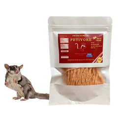 PETIVORE Sabor cangrejo y pescado real, recompensa deliciosa para mascotas pequeñas.