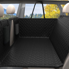 Petiza extensor de asiento trasero con base dura, espacio extra para perros.