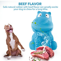 Petizer juguete con sabor a carne para perros activos y motivados.