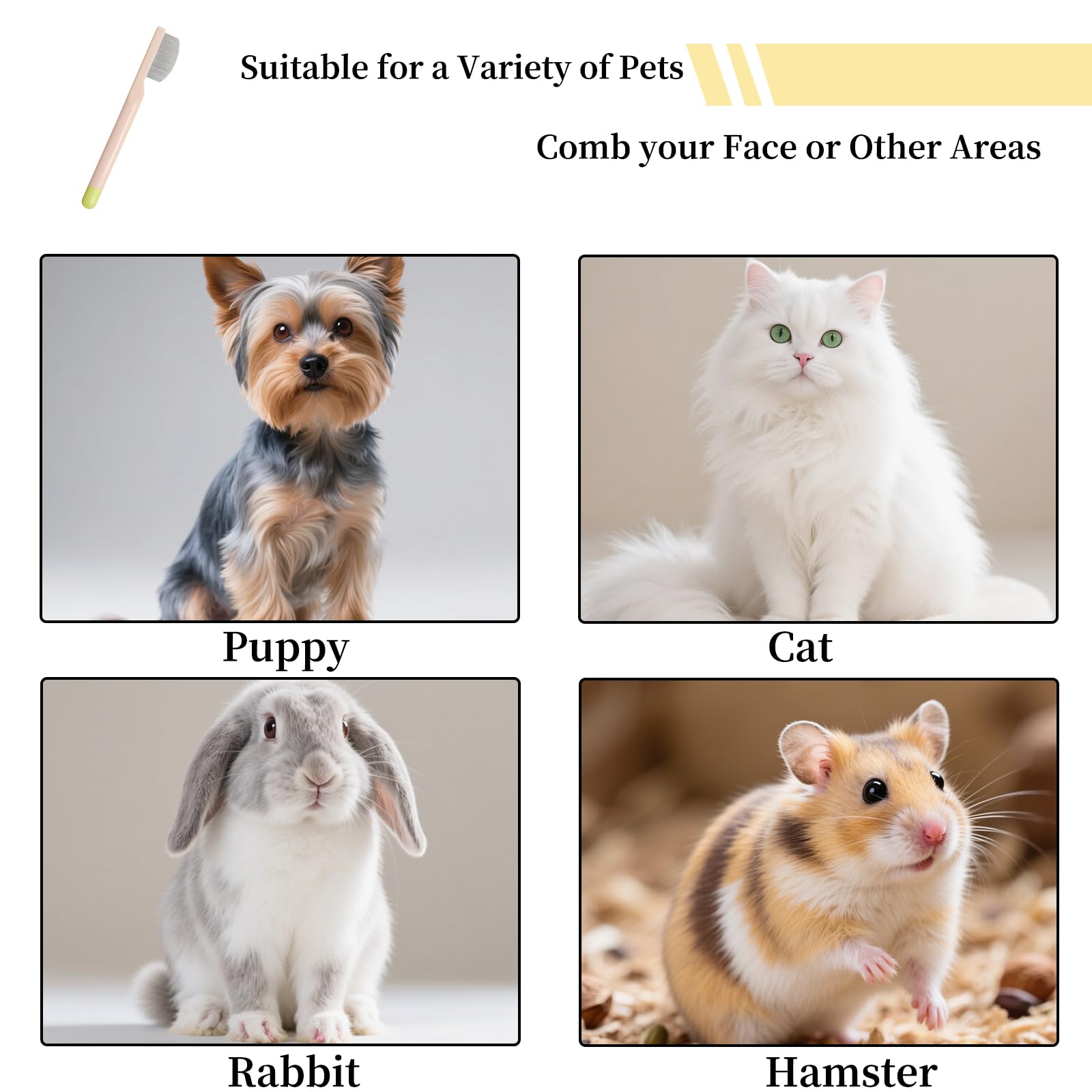 PetJoyHaven: cepillado suave para perro, evita tirones y molestias.