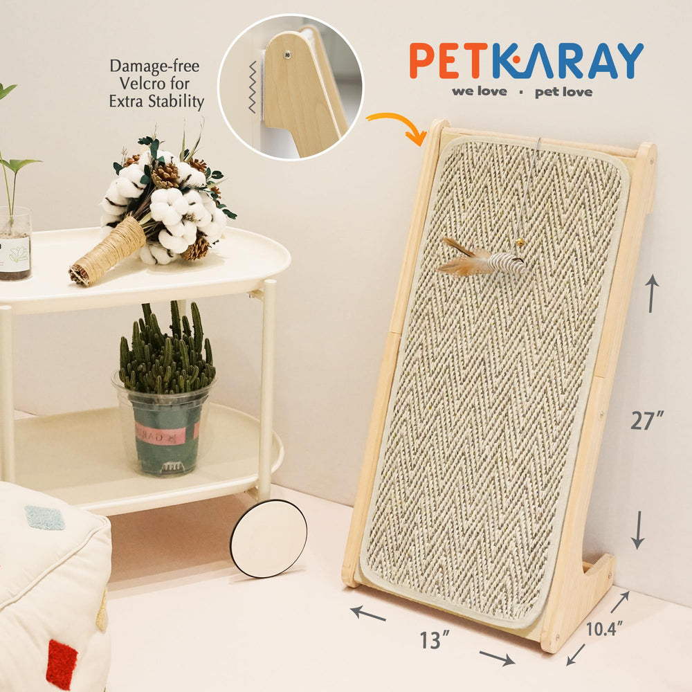 PETKARAY diseno-duradero-rasca-gatos: diseño robusto para uso diario