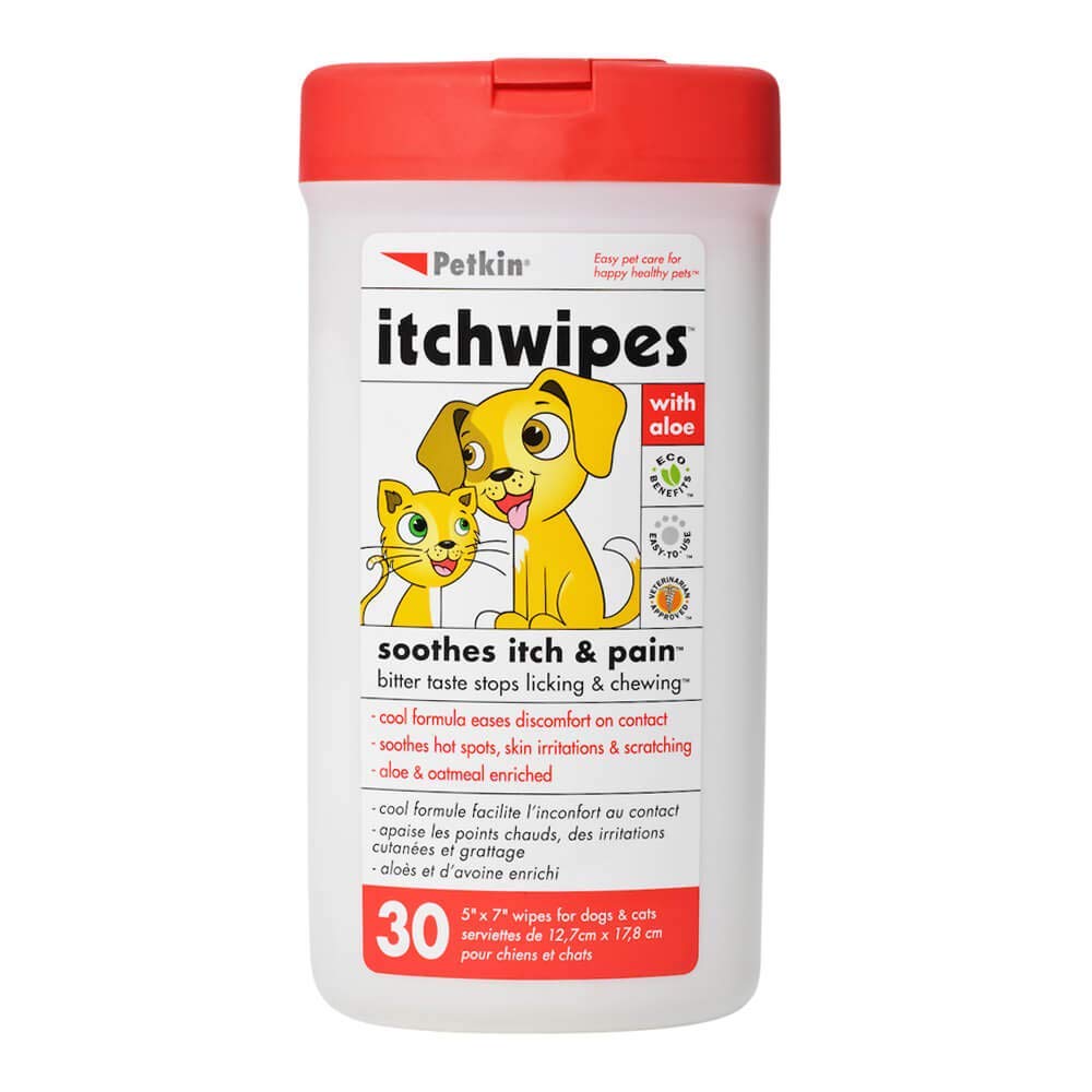 Petkin antipicor: toallitas para perros y gatos que alivian picor y molestias en piel irritada