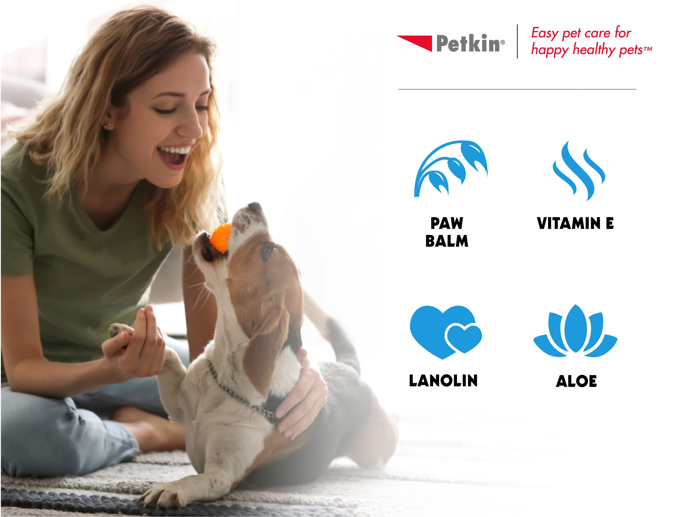 Petkin toallitas para patas con aroma fresco de naranja