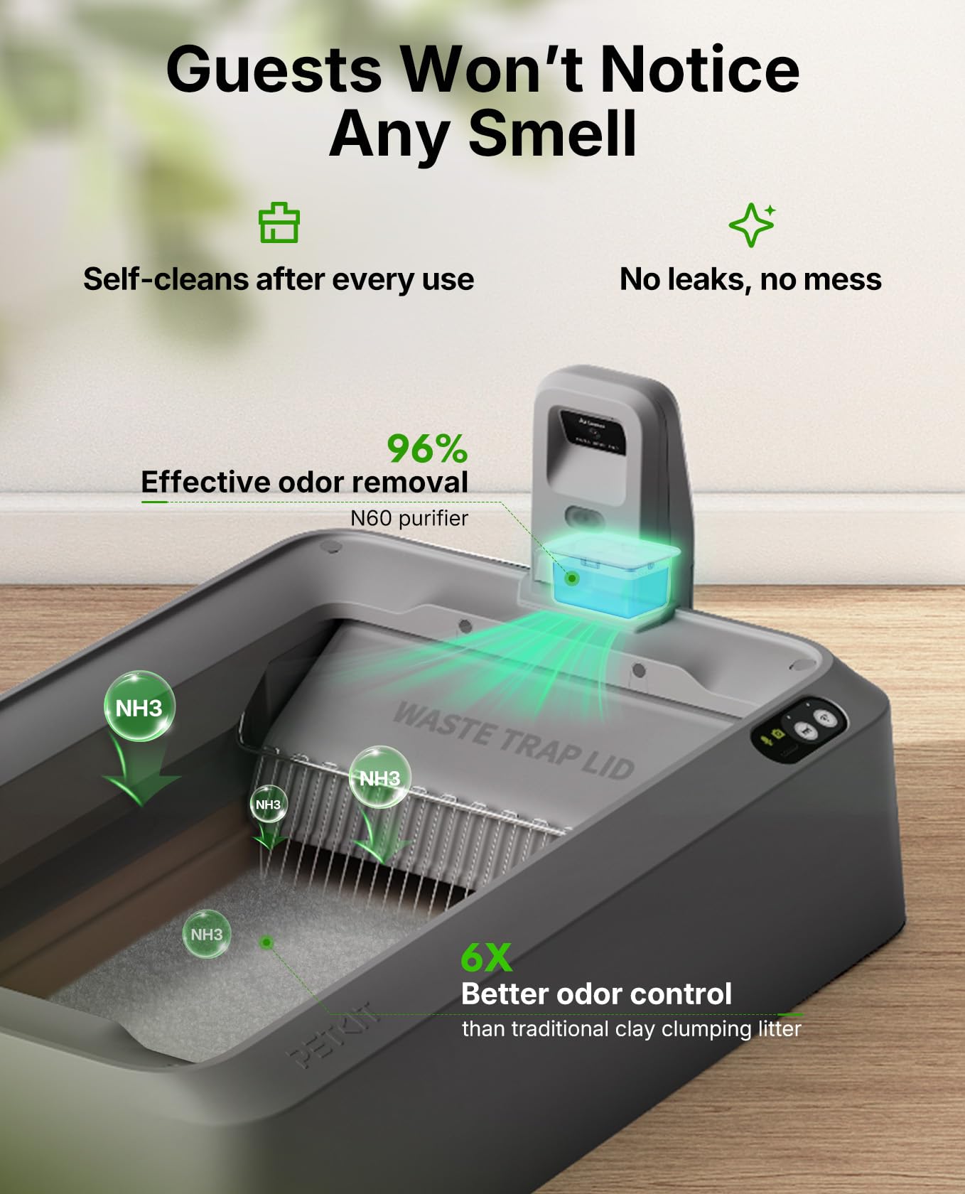 PETKIT alertas de salud IA para detectar vocalizaciones inusuales.