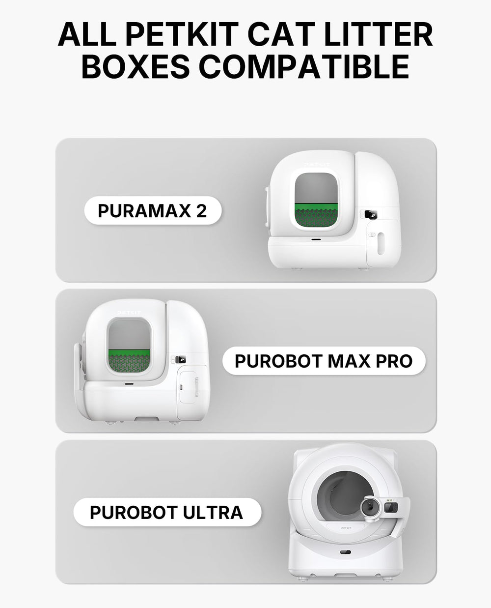 PETKIT arena, textura granulada facilita uso y cobertura
