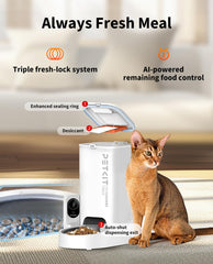 PETKIT audio bidireccional habla y llama a tu gato durante la comida
