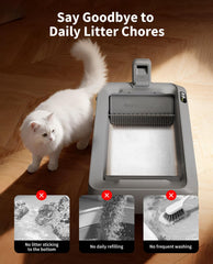 PETKIT Crystal 30-dias-fresco: mantiene el área limpia sin rellenar durante semanas.