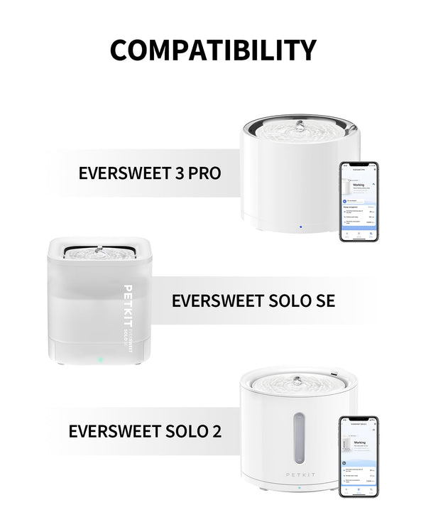 PETKIT filtro 3.0 para Solo SE, flujo de agua limpio