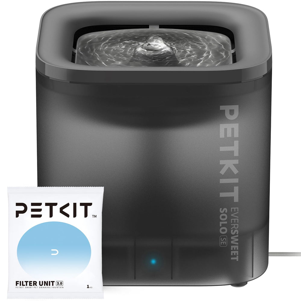 PETKIT fuente de agua para gatos con bomba inalámbrica, flujo estable y mayor hidratación.