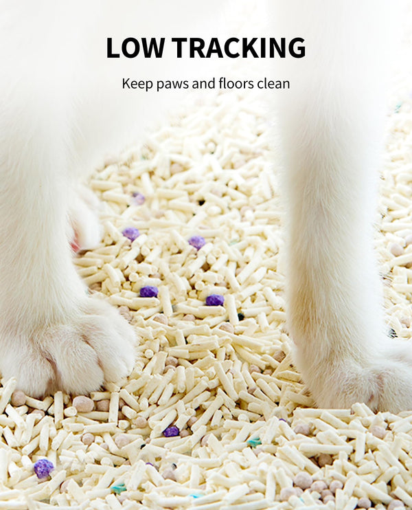 PETKIT Clump+ grano grande: menor rastro en el suelo y menos limpieza.