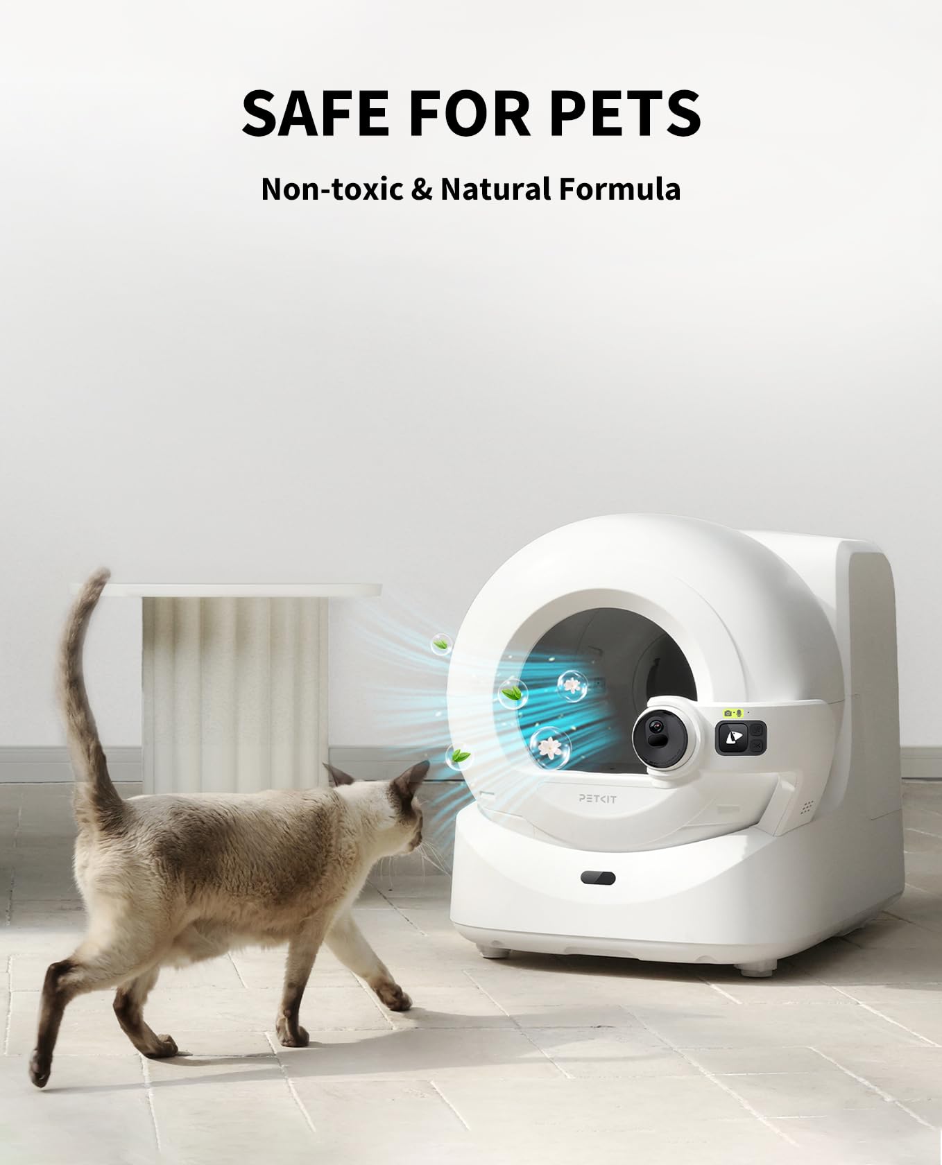 PETKIT N60 fragancia menta: hasta 60 dias de frescura continua.
