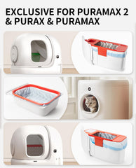 PETKIT PuraX/PuraMax bolsa con cordón para sellado seguro.