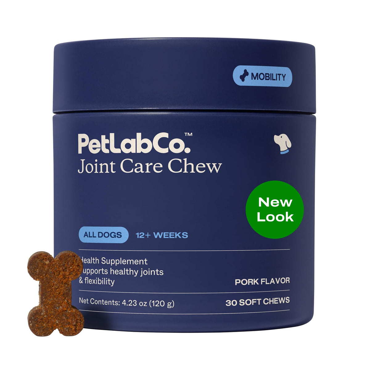 PetLab Co. empaque de articulaciones para perros, facilita la compra diaria.