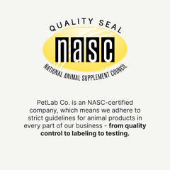 PetLab Co. etiqueta glucosamina para movilidad diaria.