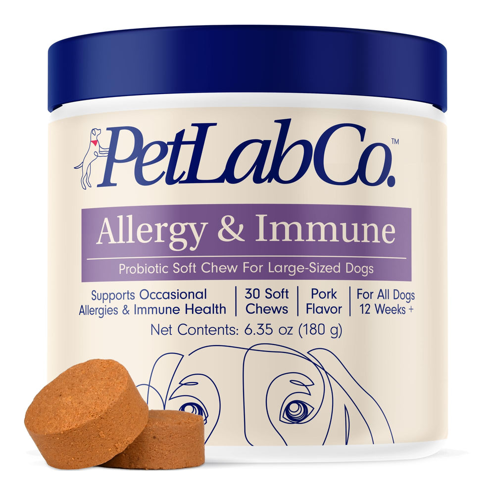 PetLab Co probióticos para perros: gomitas masticables para uso diario.
