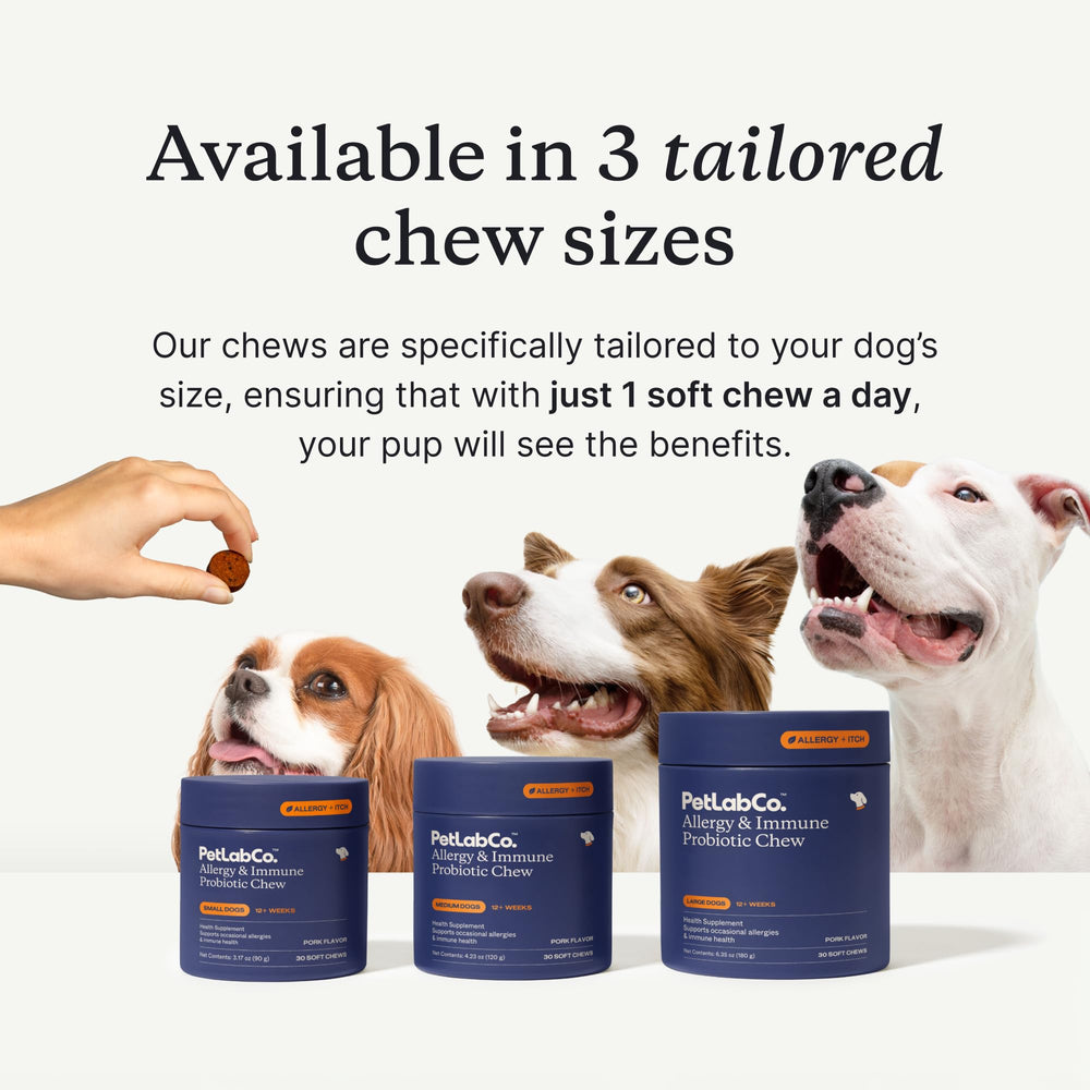 PetLab Co probióticos para perros, refuerzo de defensas naturales.