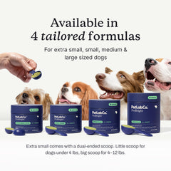 PetLab Co ProBright dosis diaria con cucharada para precisión