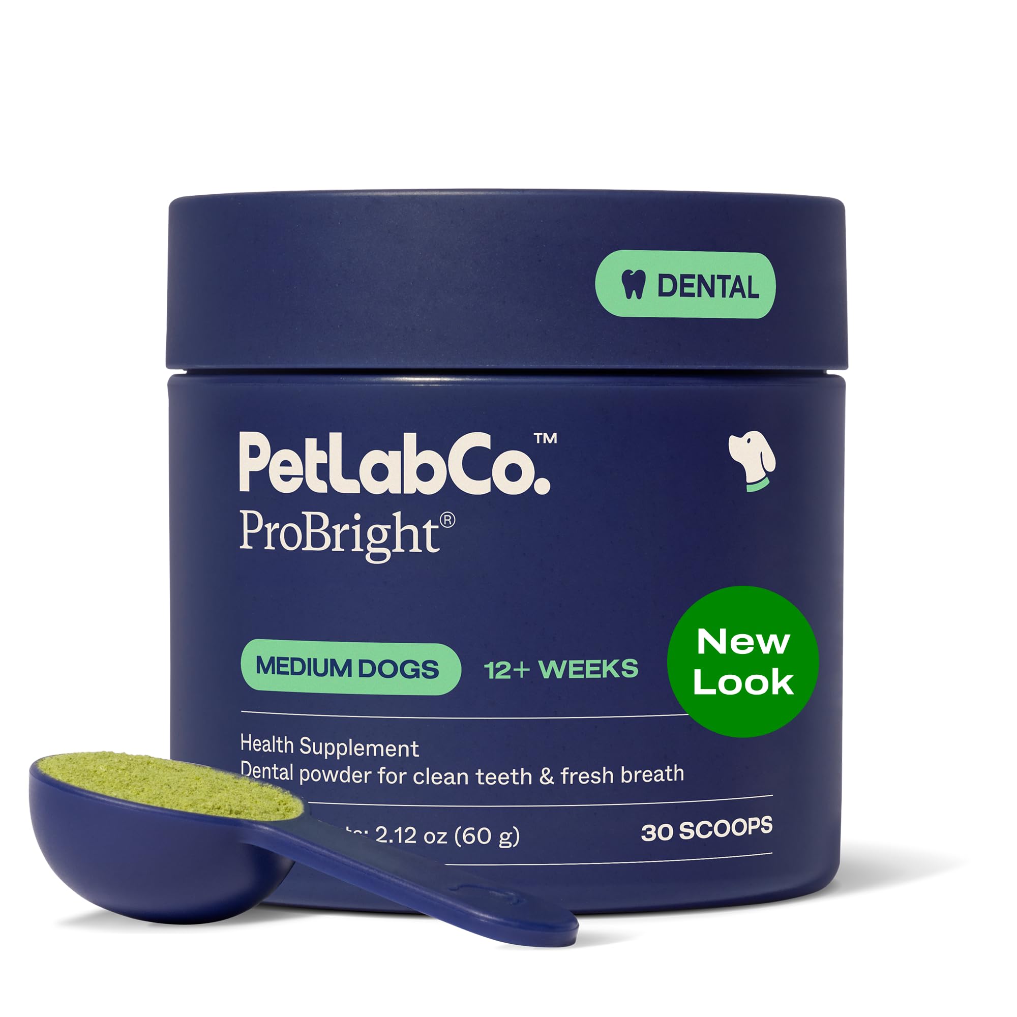 PetLab Co ProBright polvo dental para perro mejora la higiene bucal diaria